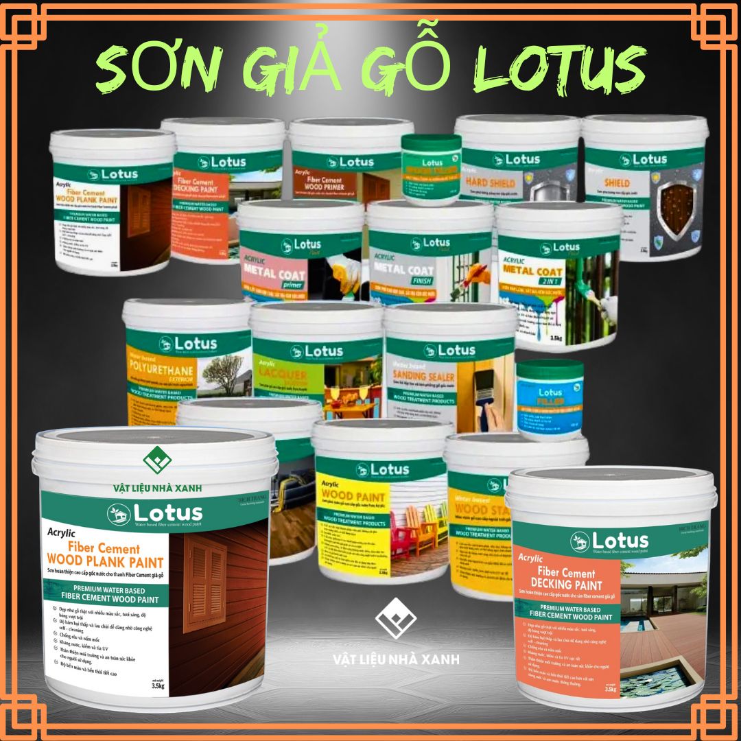 cac loai son gia go lotus