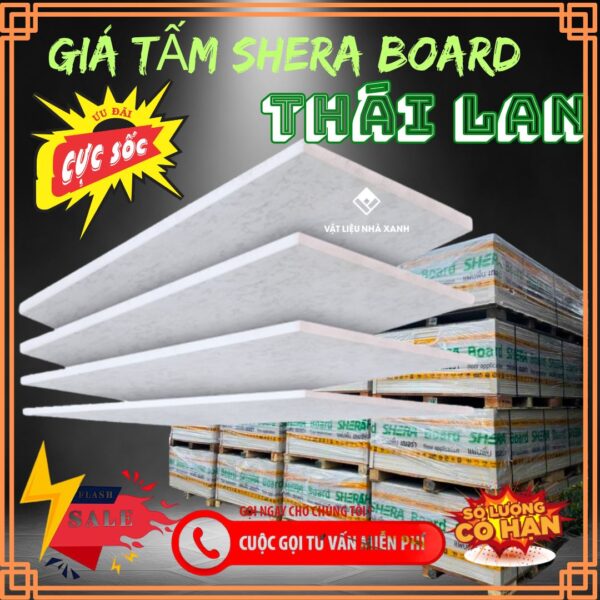 Giá Tấm Shera Board Thái Lan Khuyến Mãi Tháng Này | Tổng Kho Nhà Xanh 27 giá tấm shera board thái lan