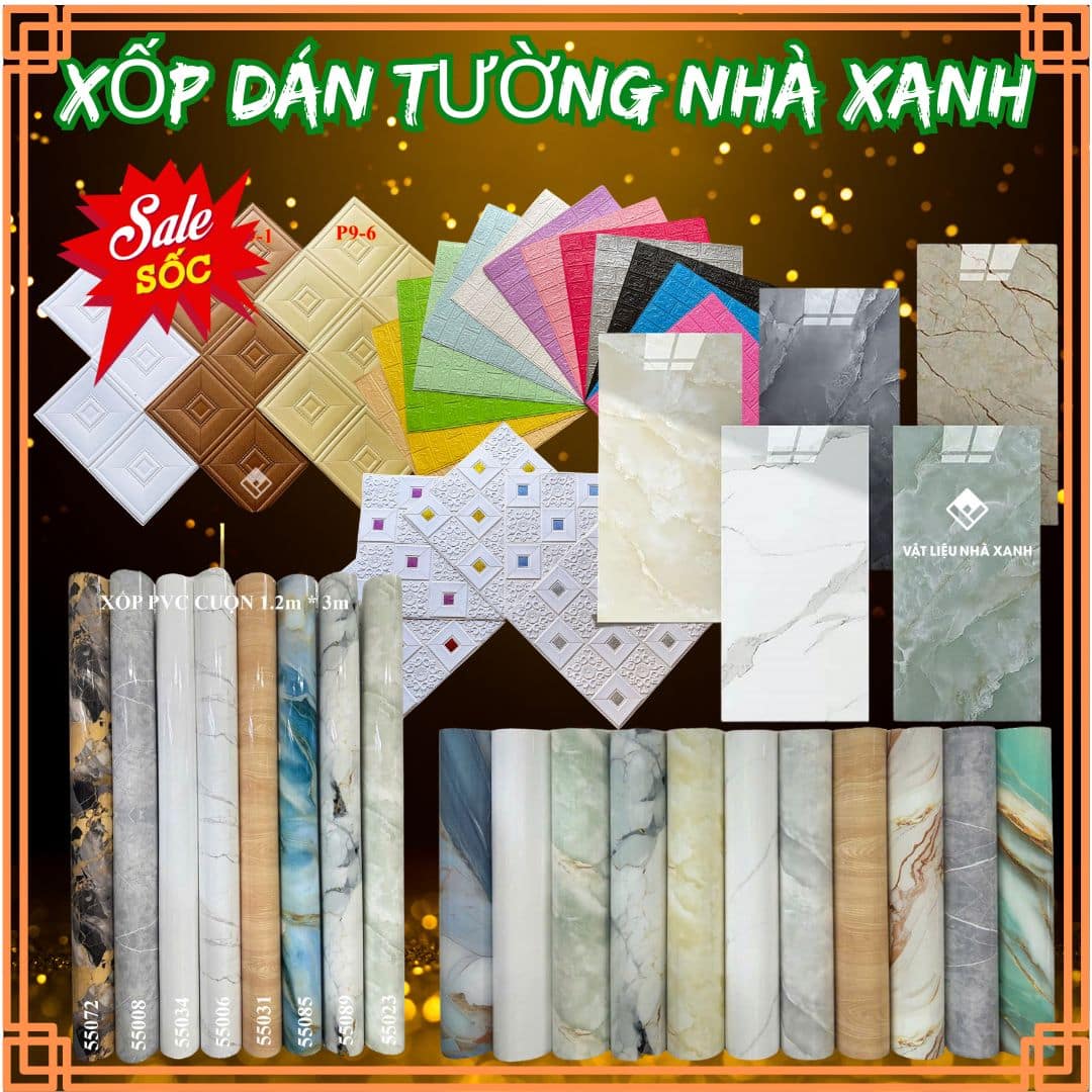 xop dan tuong nha