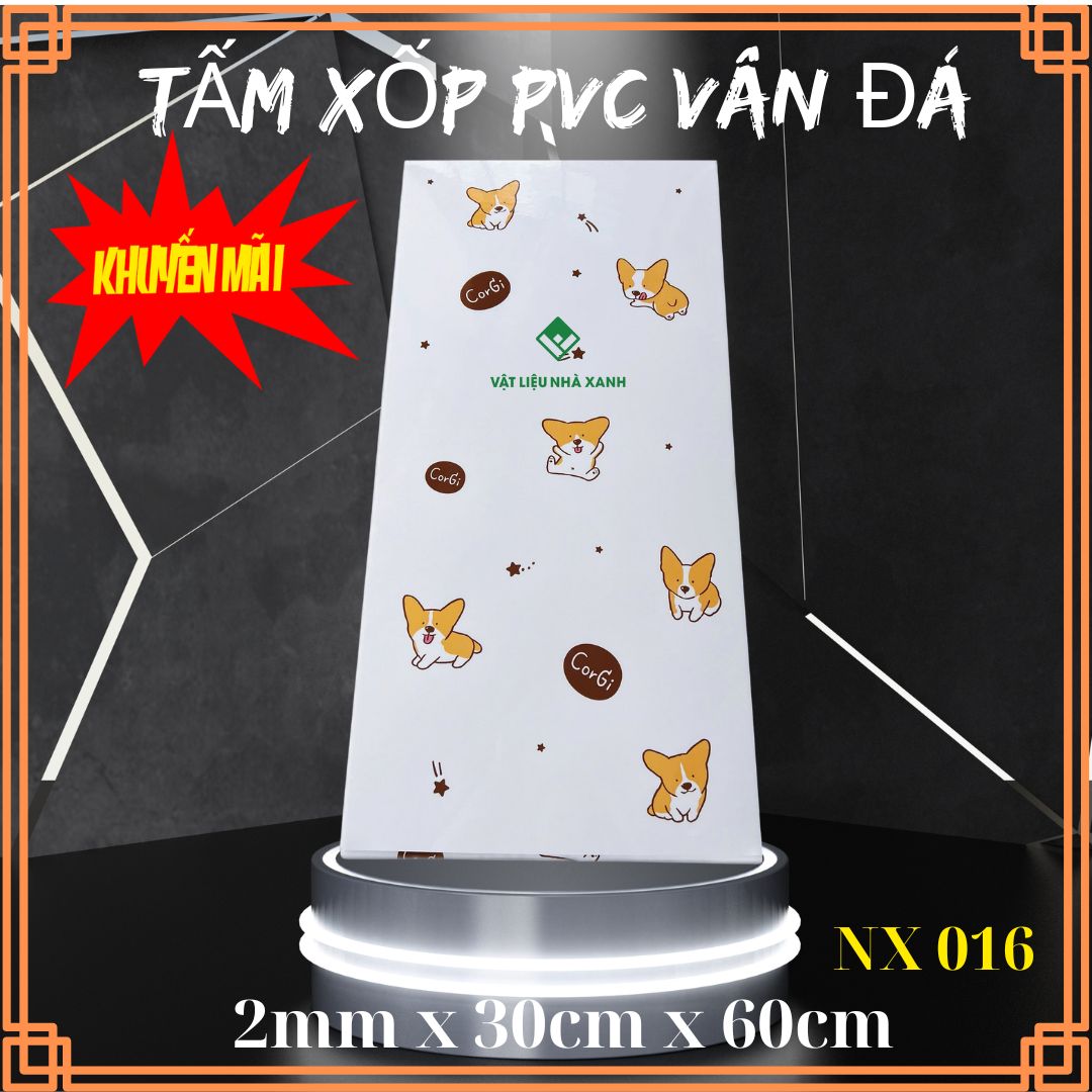 tam xop dan tuong pvc van da NX016 tam xop dan tuong pvc van da NX016