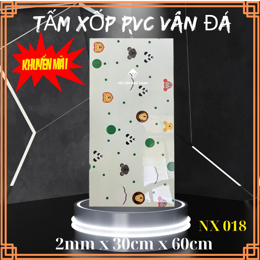tam xop dan tuong pvc van da NX018 tam xop dan tuong pvc van da NX018