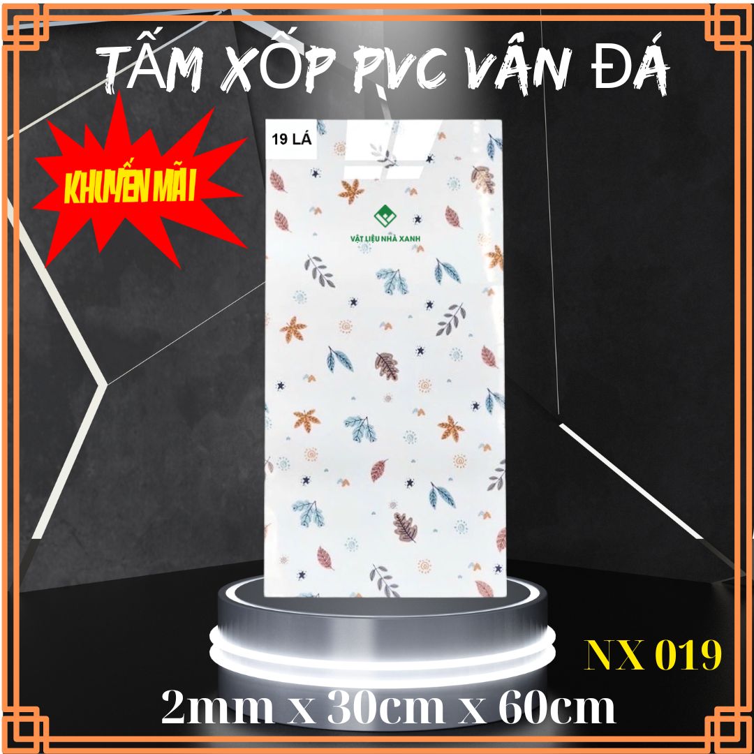 tam xop dan tuong pvc van da NX019 tam xop dan tuong pvc van da NX019