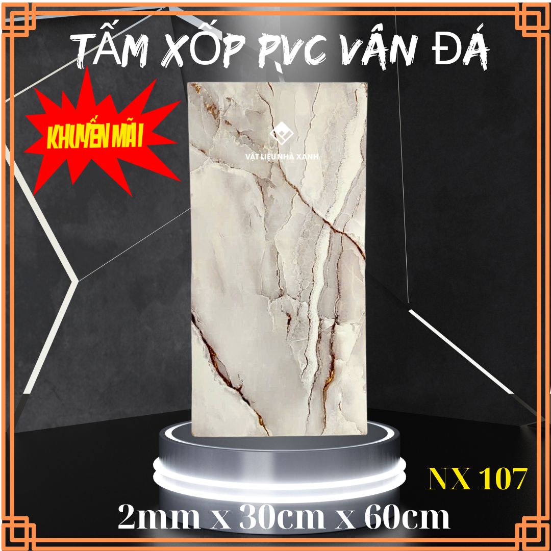 tam xop dan tuong pvc van da NX107 tam xop dan tuong pvc van da NX107