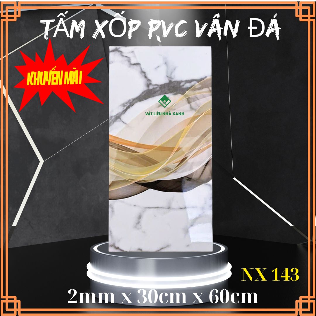 tam xop dan tuong pvc van da NX143 tam xop dan tuong pvc van da NX143