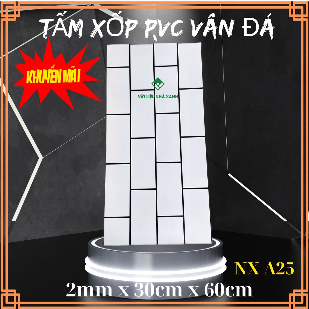 tam xop dan tuong pvc van da NXA25 tam xop dan tuong pvc van da NXA25