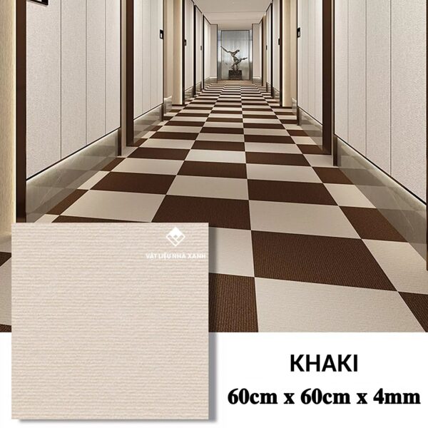 Thảm Nỉ Lót Sàn Sẵn Keo Dày 4mm TA - Ảnh 5