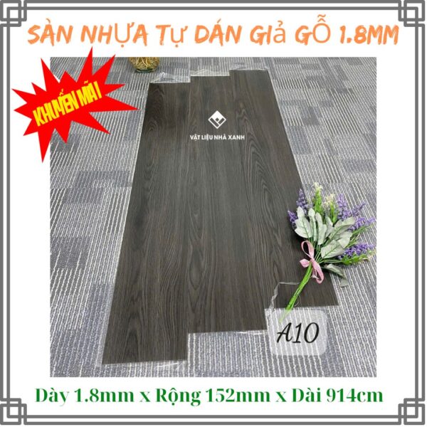 Sàn Nhựa Giả Gỗ Tự Dán Dày 1.8mm TA - Ảnh 10
