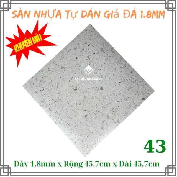 Sàn Nhựa Tự Dán Giả Đá 1.8mm TA - Ảnh 9