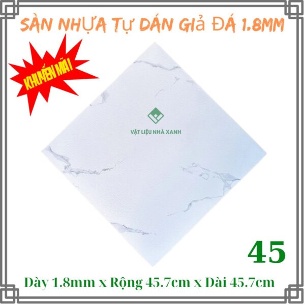 Sàn Nhựa Tự Dán Giả Đá 1.8mm TA - Ảnh 7