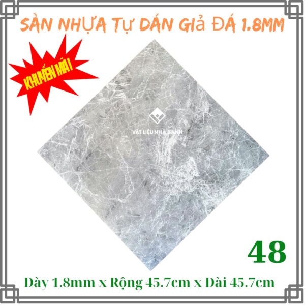 Sàn Nhựa Tự Dán Giả Đá 1.8mm TA - Ảnh 6