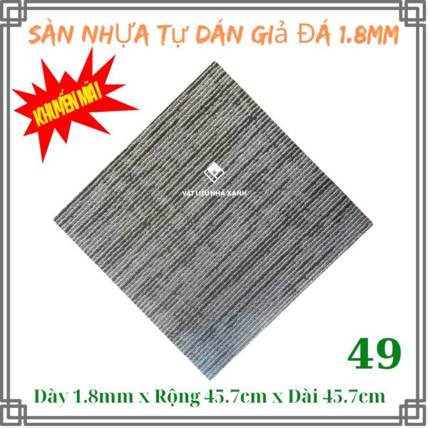 Sàn Nhựa Tự Dán Giả Đá 1.8mm TA - Ảnh 5