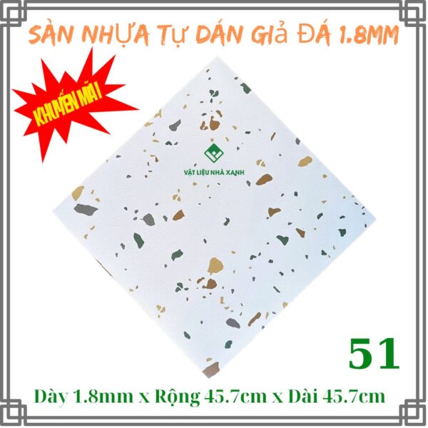 Sàn Nhựa Tự Dán Giả Đá 1.8mm TA - Ảnh 3