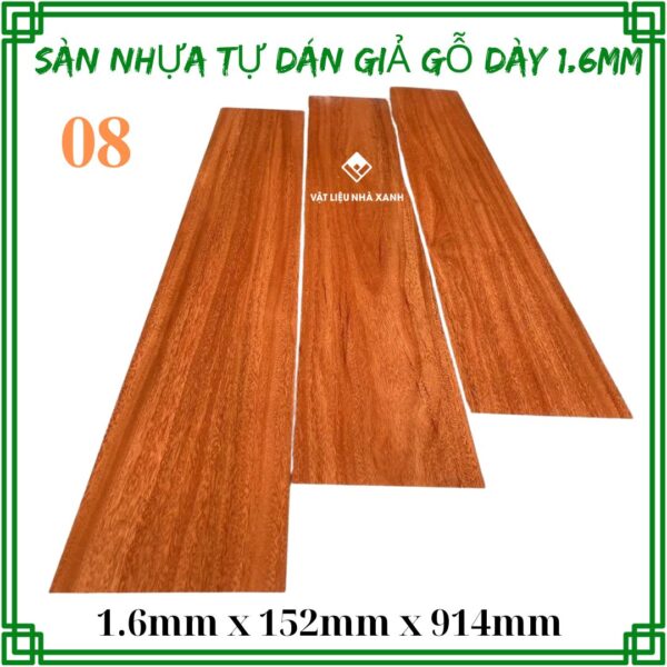 Sàn Nhựa Tự Dán Giả Gỗ Dày 1.6mm NC - Ảnh 6