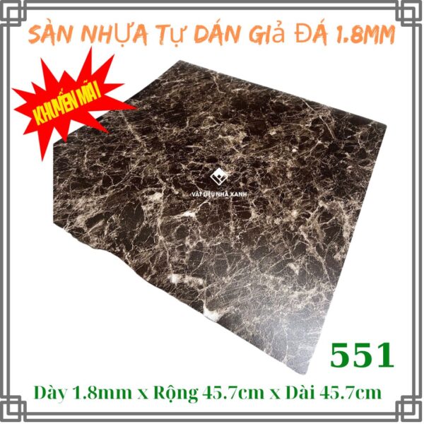 Sàn Nhựa Tự Dán Giả Đá 1.8mm TA - Ảnh 13