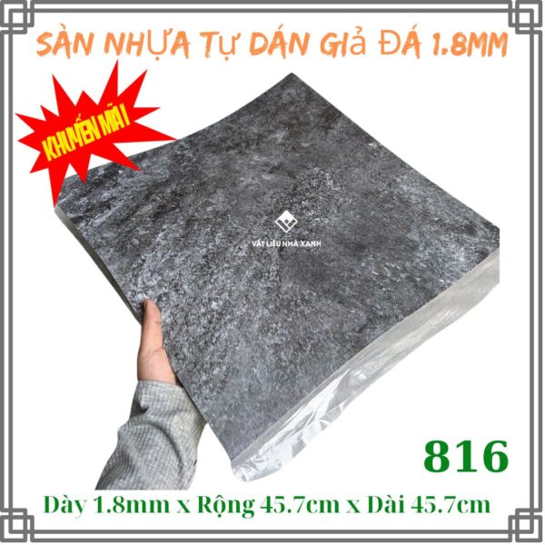 Sàn Nhựa Tự Dán Giả Đá 1.8mm TA - Ảnh 12