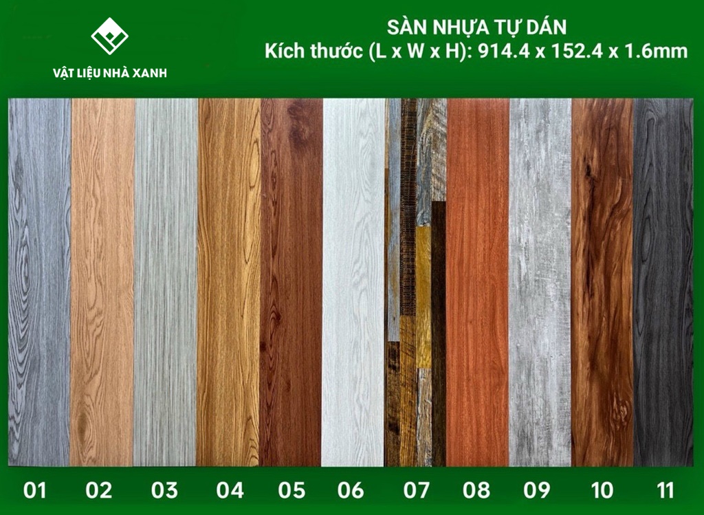 kich thuoc san nhua tu dan