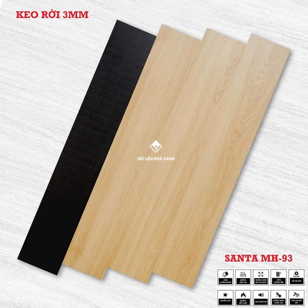 Sàn Nhựa Dán Keo Riêng Giả Gỗ 3mm TA 11 san nhua dan keo 3mm gia go 5